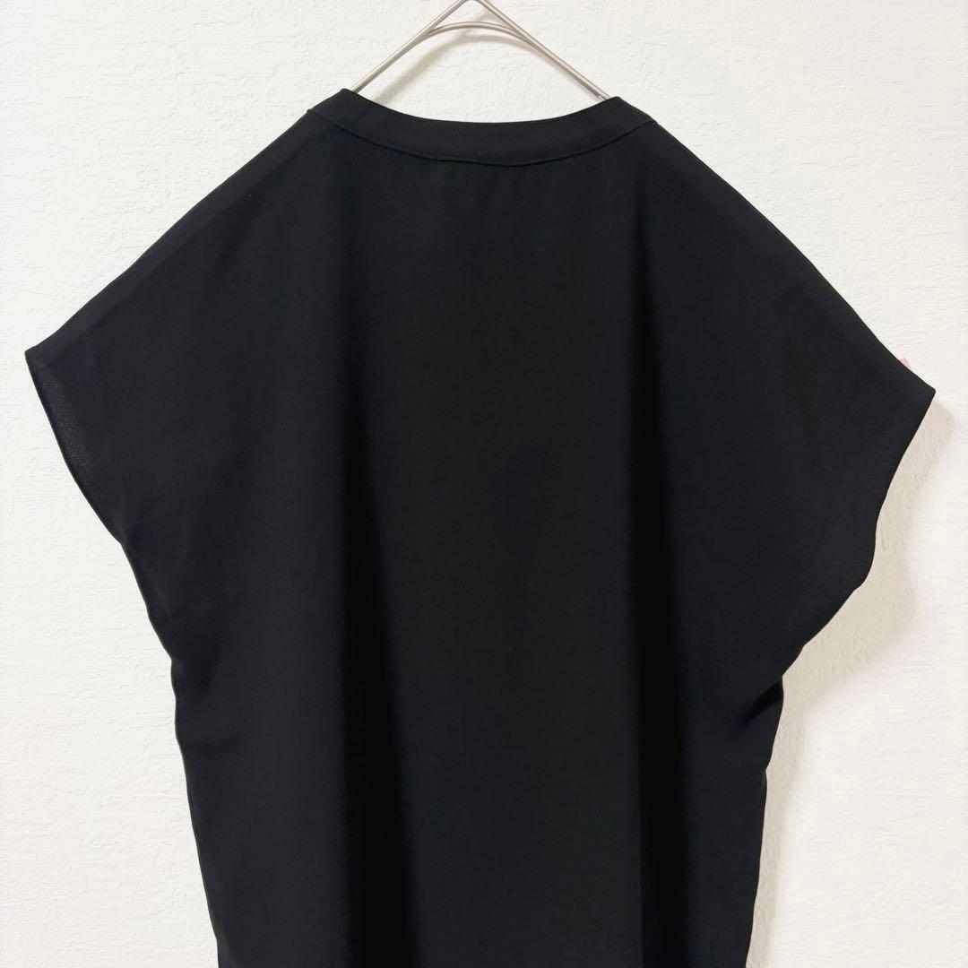 新品 Theory シャツ ブラウス ブラック スキッパー トップス