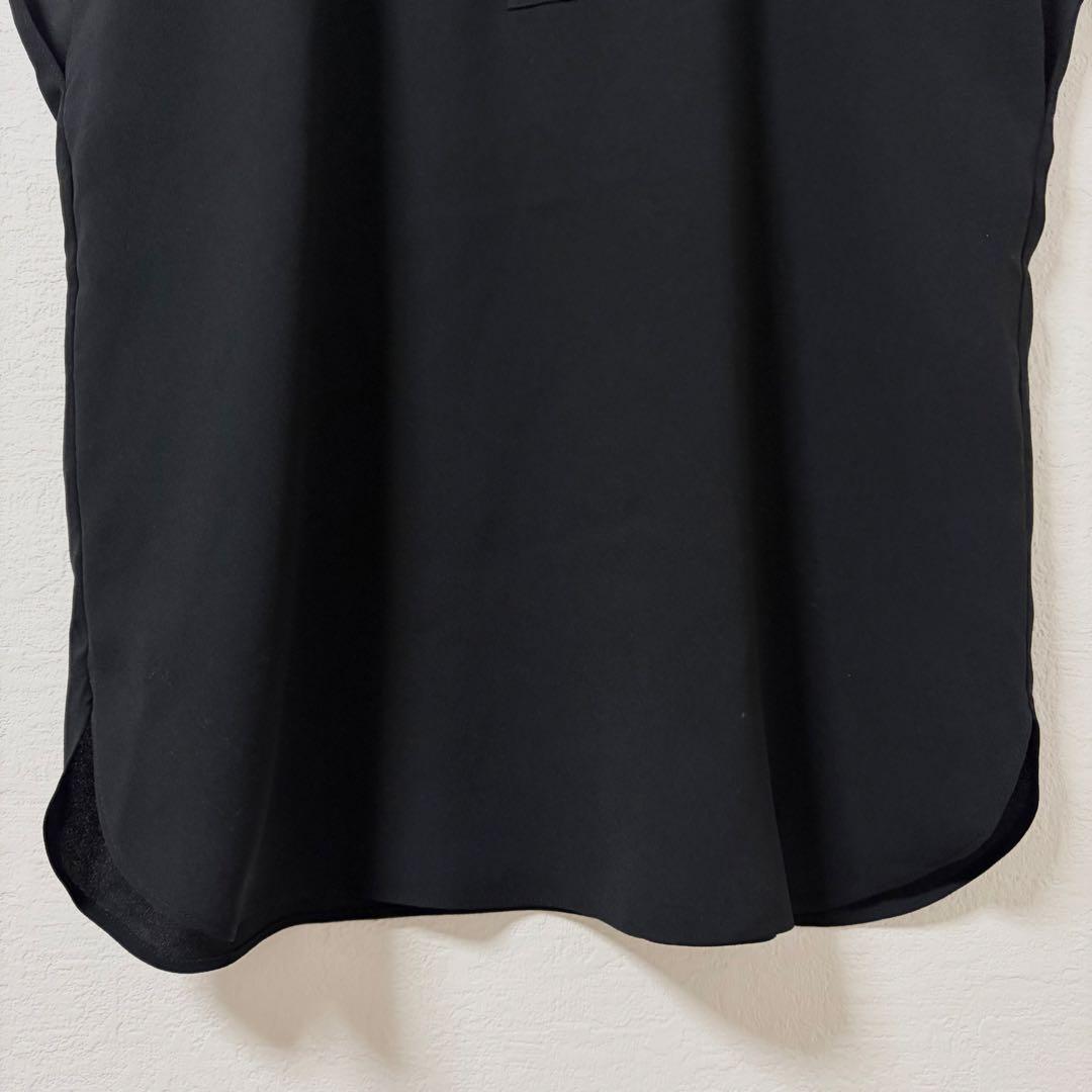 新品 Theory シャツ ブラウス ブラック スキッパー トップス