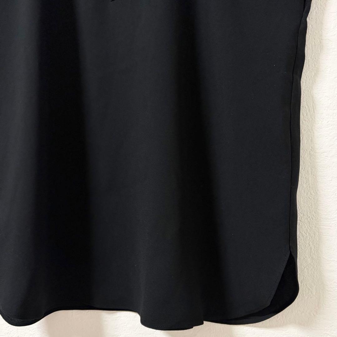 新品 Theory シャツ ブラウス ブラック スキッパー トップス