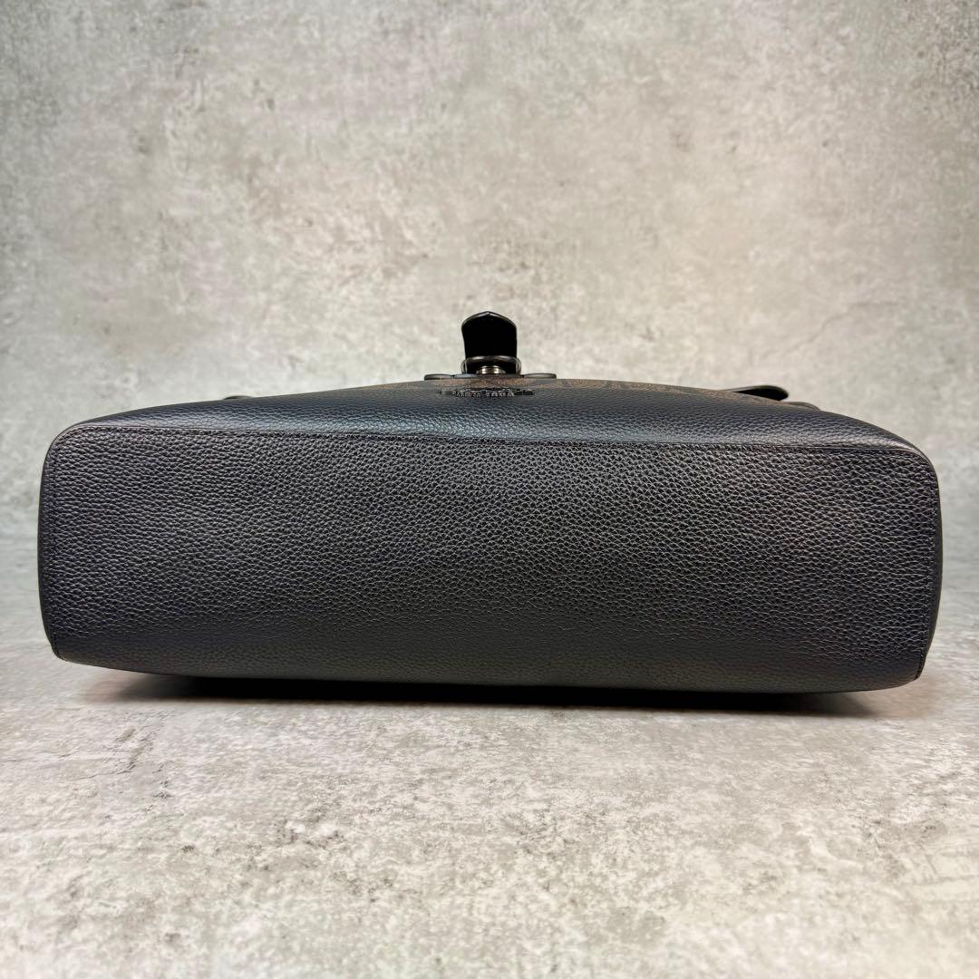 【美品】COACH コーチ メッセンジャーバッグ A4可 レザー