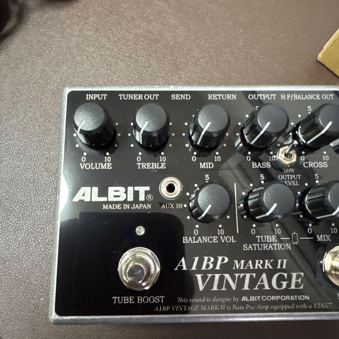 ALBIT A1BP MARK II VINTAGE ベースプリアンプ