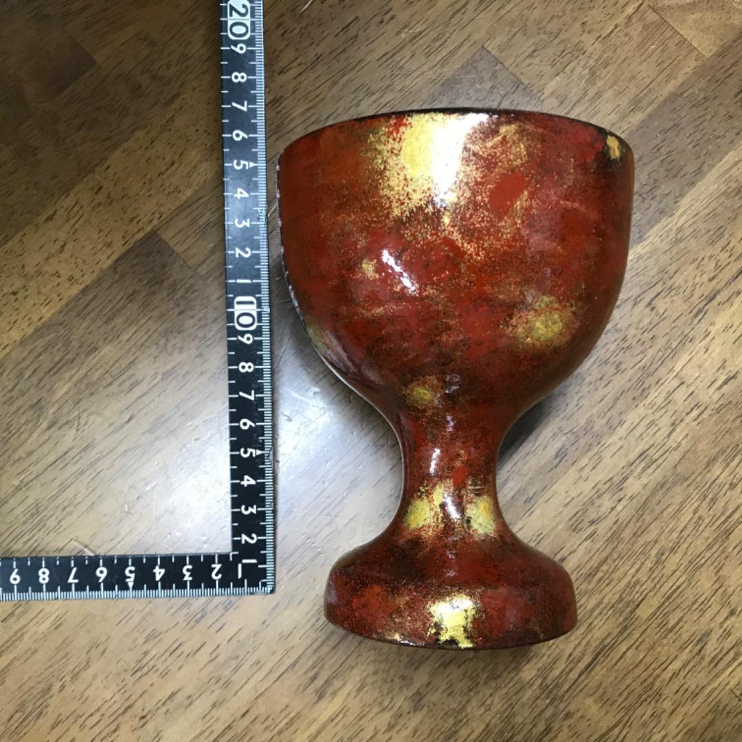 ハッピーさま専用ページ　ハンドメイド　聖杯カップグラス　1個　T-349