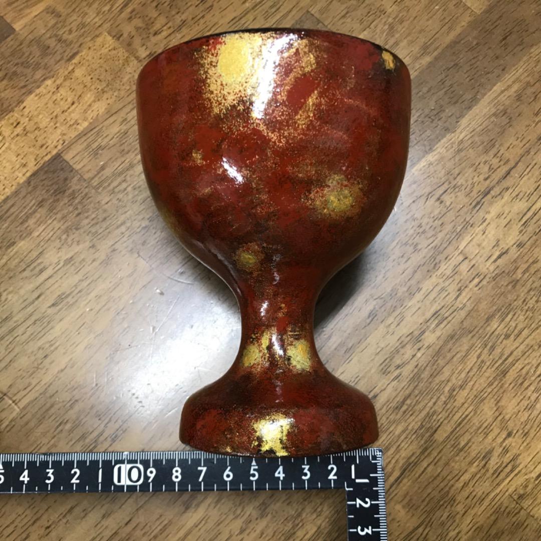 ハッピーさま専用ページ　ハンドメイド　聖杯カップグラス　1個　T-349