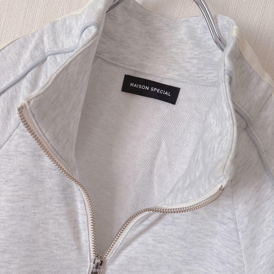 【美品✨】MAISONSPECIAL 川口春奈着用 スウェットトラックロンパース