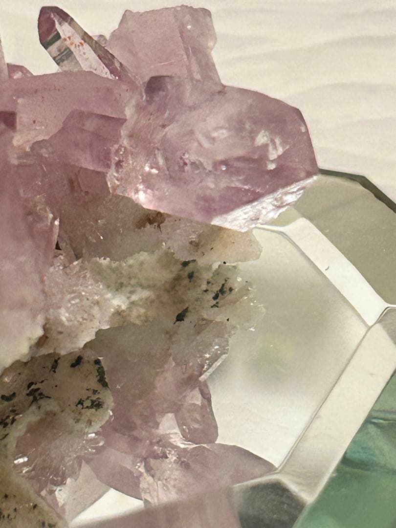 【超希少　メキシコベラクルス産　女神のアメジスト　透明感高・:*+.】