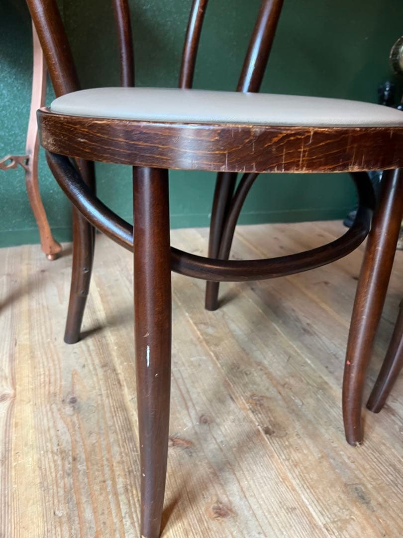 ベントウッドチェア 椅子 セット 昭和レトロ アンティーク 曲木 ビンテージ
