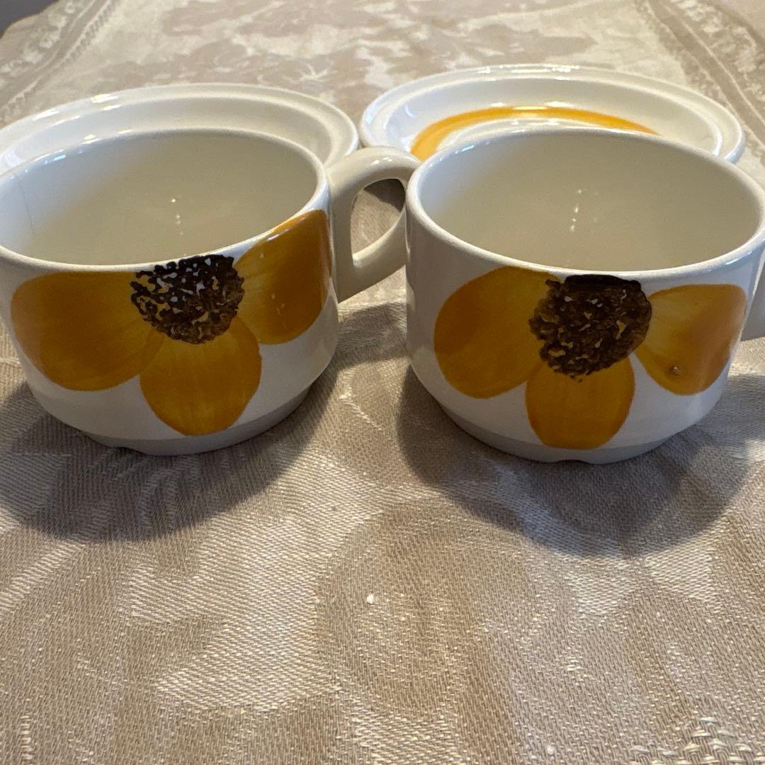 フランス　アンティーク ジアン GIEN LODI ロディ　カップ&ソーサー