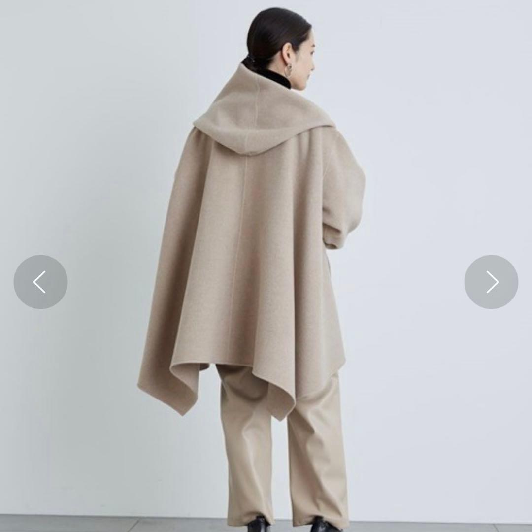 新品未使用　styling/ スタイリング リバーフードコート　ベージュ