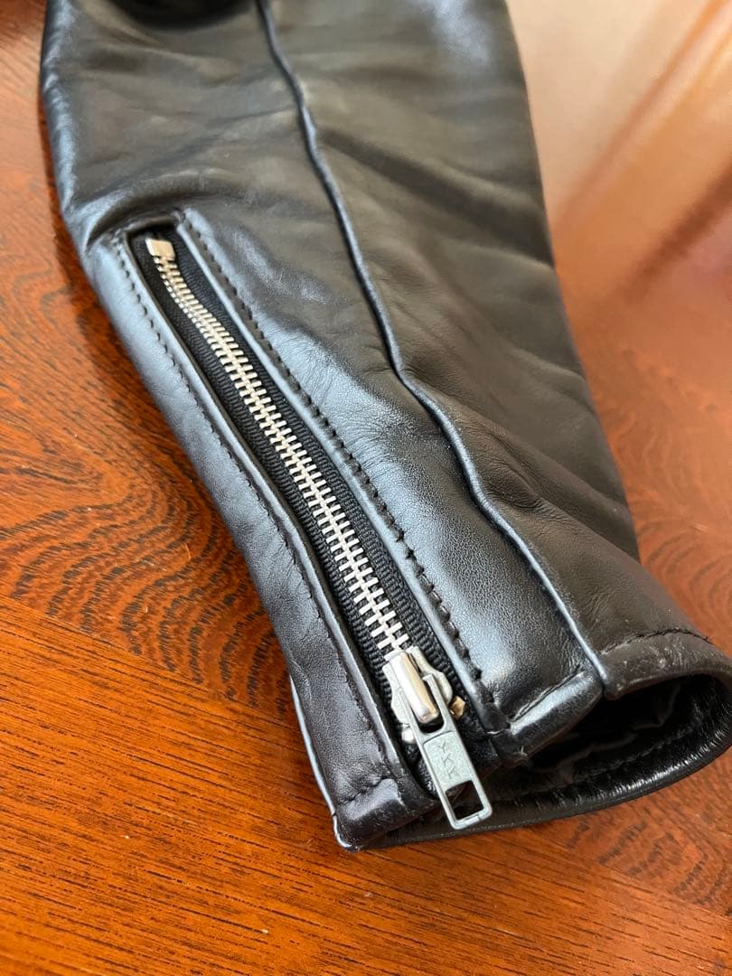 ★美品★ Schott 643E ライナー付シングルライダース Size40 L