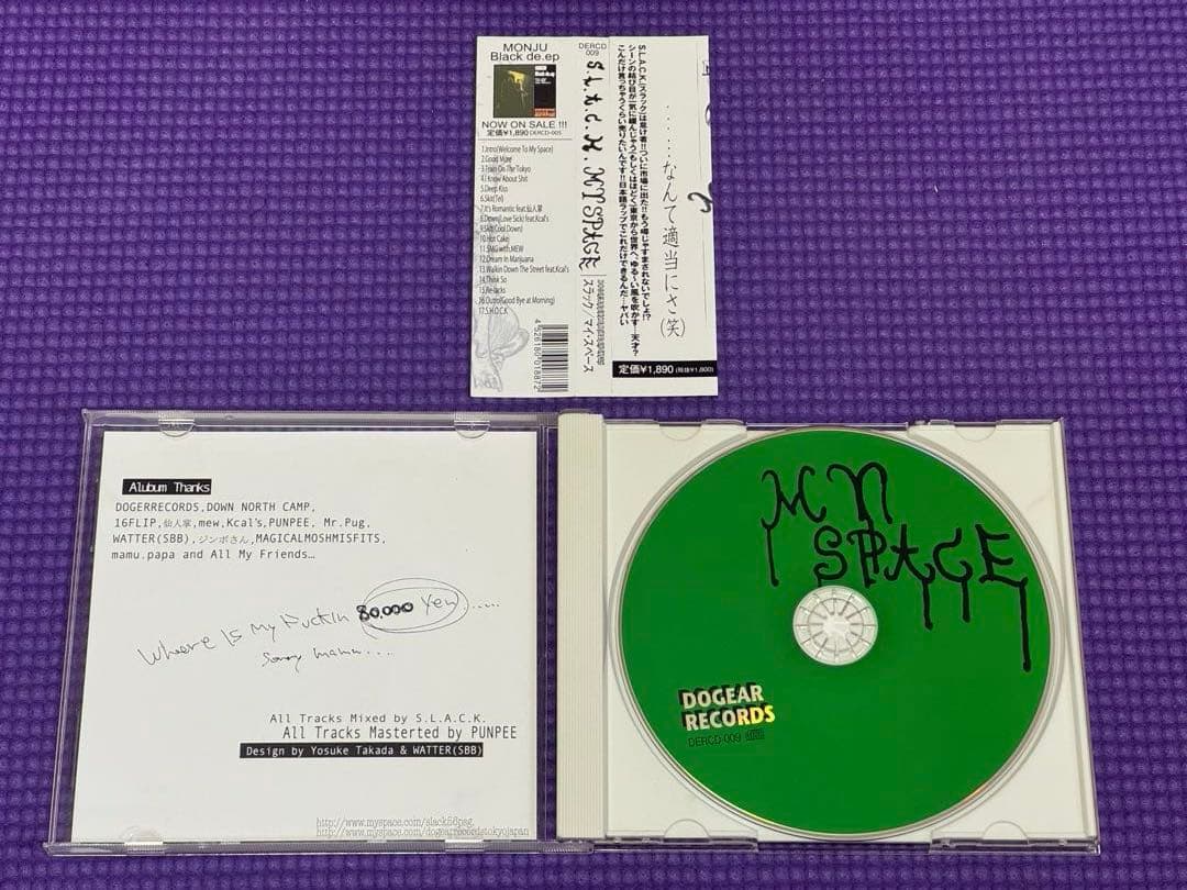 超レア　S.L.A.C.K. My space おまけ付き