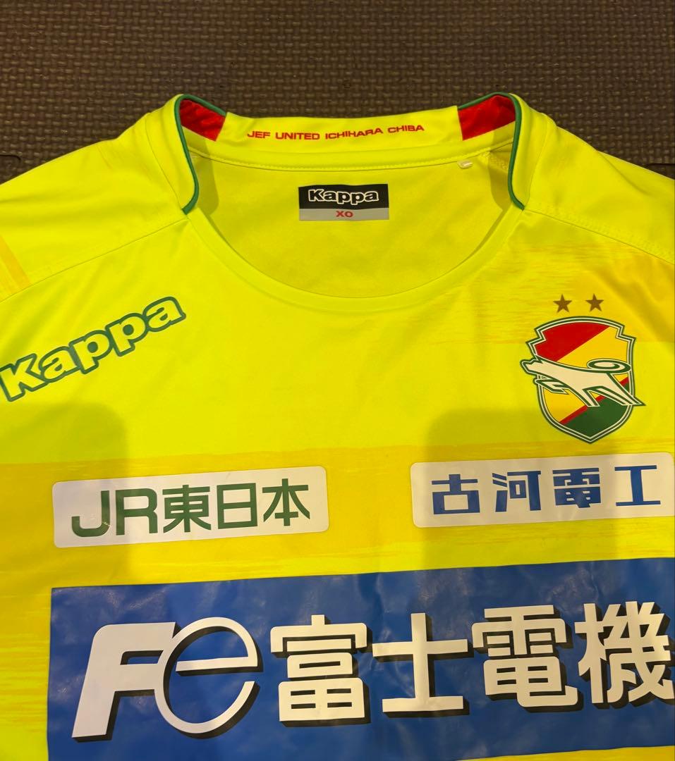 【超美品】ジェフ千葉 2018シーズンユニ 17選手サイン入り　XOサイズ