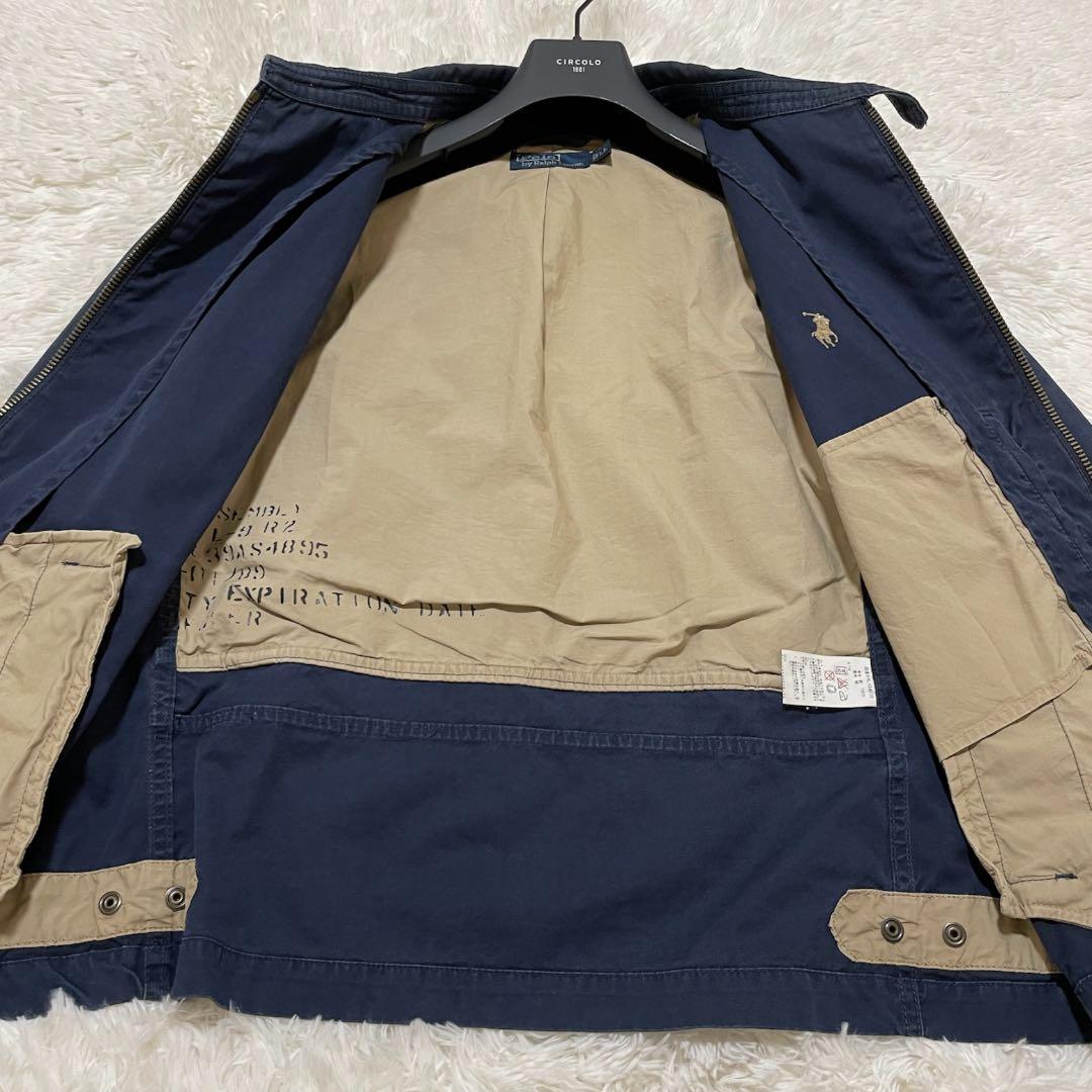 RALPH LAUREN ラルフローレン スイングトップ ネイビー LL 90s