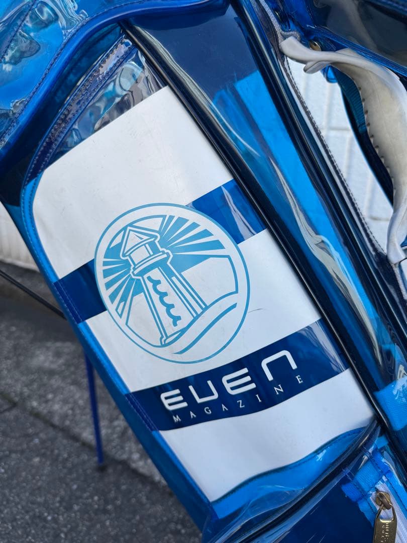 MUTA marine EVEN コラボ　キャディバッグ　クリア　ゴルフバッグ