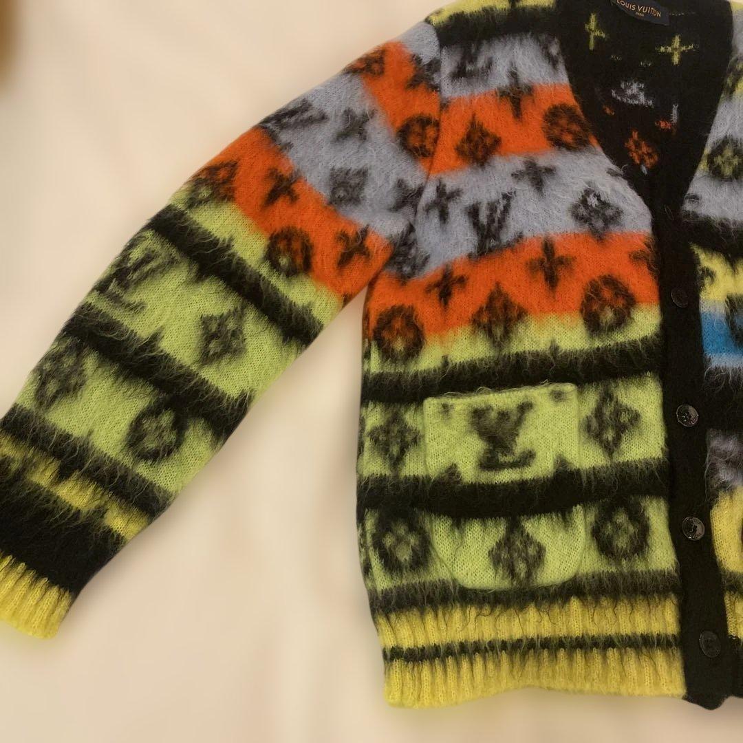 LOUIS VUITTON 多色カーディガンM