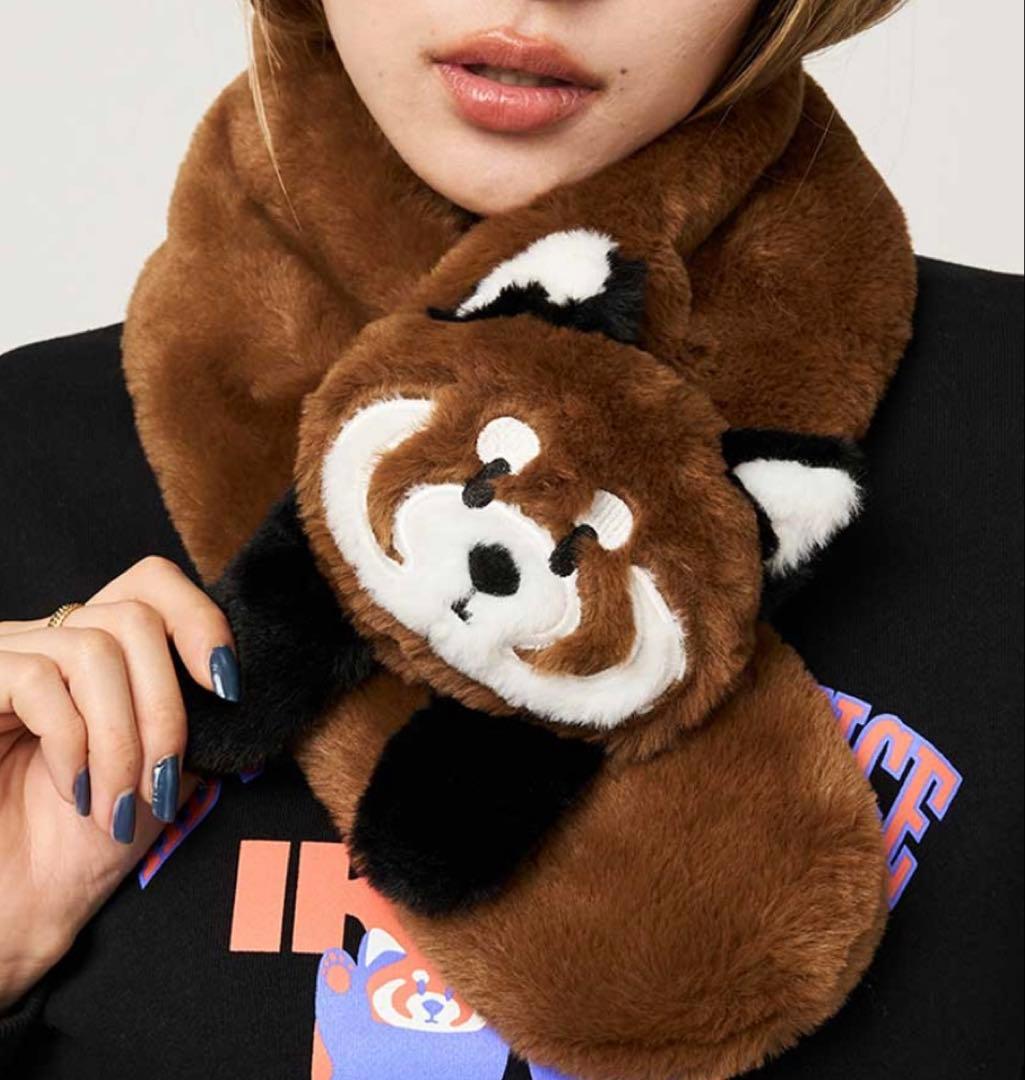 新品　イカク　ぬいぐるみマフラー　グラニフ