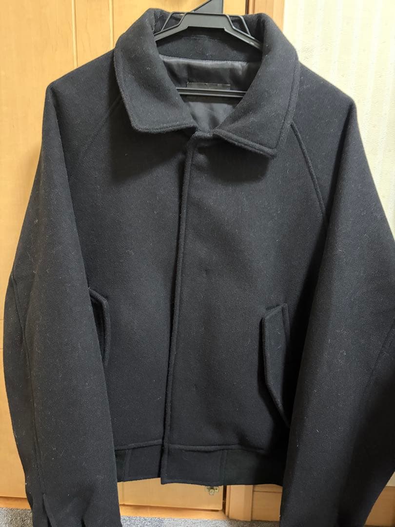 【CLEL】ウールブレンド テックメルトン2wayブルゾン