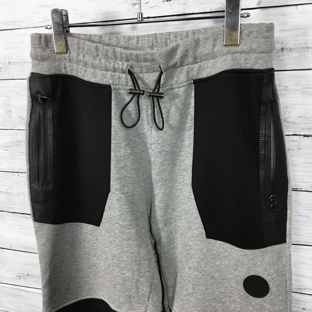 ハイドロゲン 切り替えセットアップ ジャージ パーカー スウェット グレー M