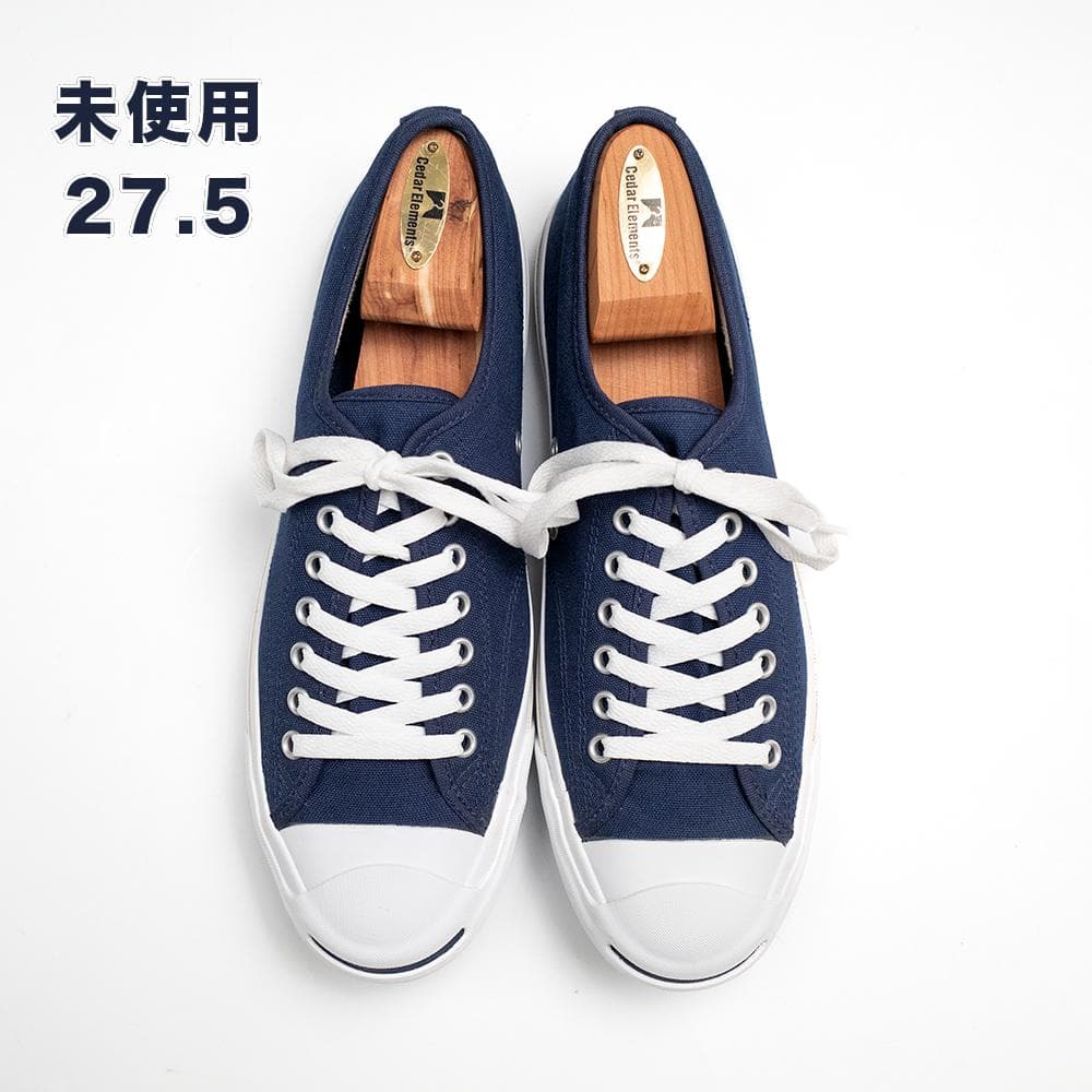 未使用 希少 ジャックパーセル コンバース ネイビー 27.5cm