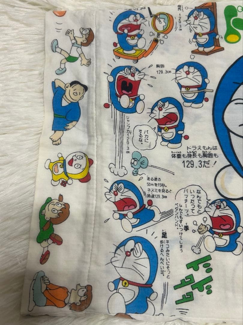 超レア品☆約50年前？ドラえもん 枕カバー 難あり昭和レトロ 藤子不二雄 希少品