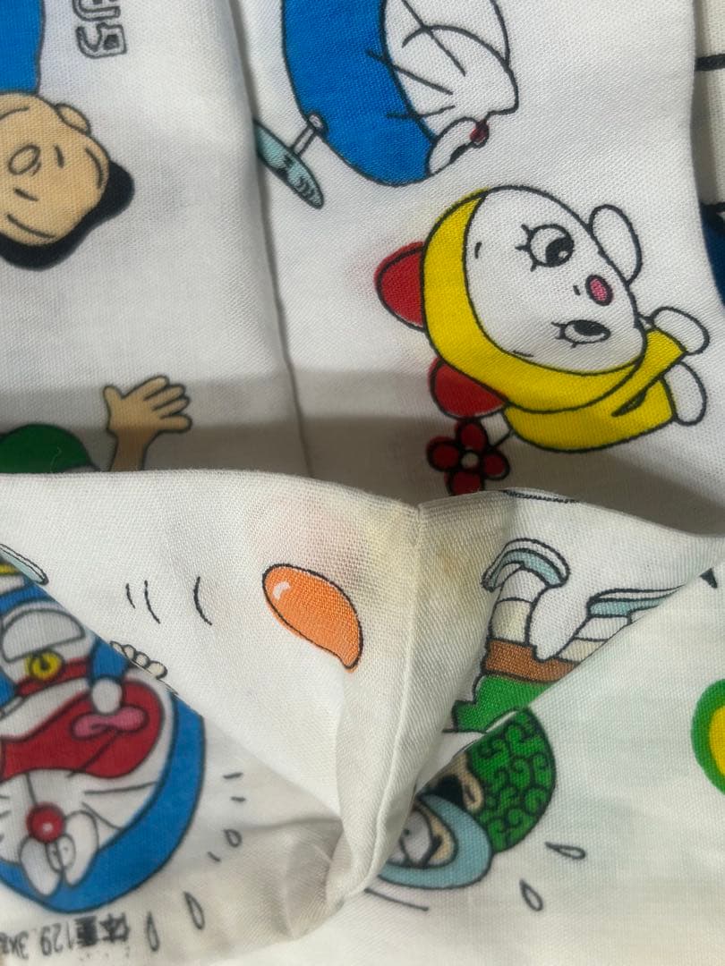 超レア品☆約50年前？ドラえもん 枕カバー 難あり昭和レトロ 藤子不二雄 希少品