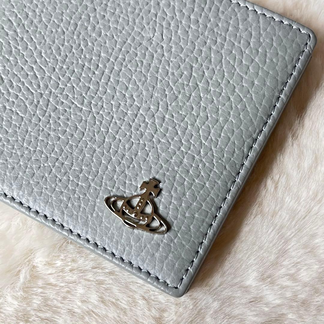新品◇メンズ ヴィヴィアンウエストウッド 財布 マネークリップ折財布 グレー