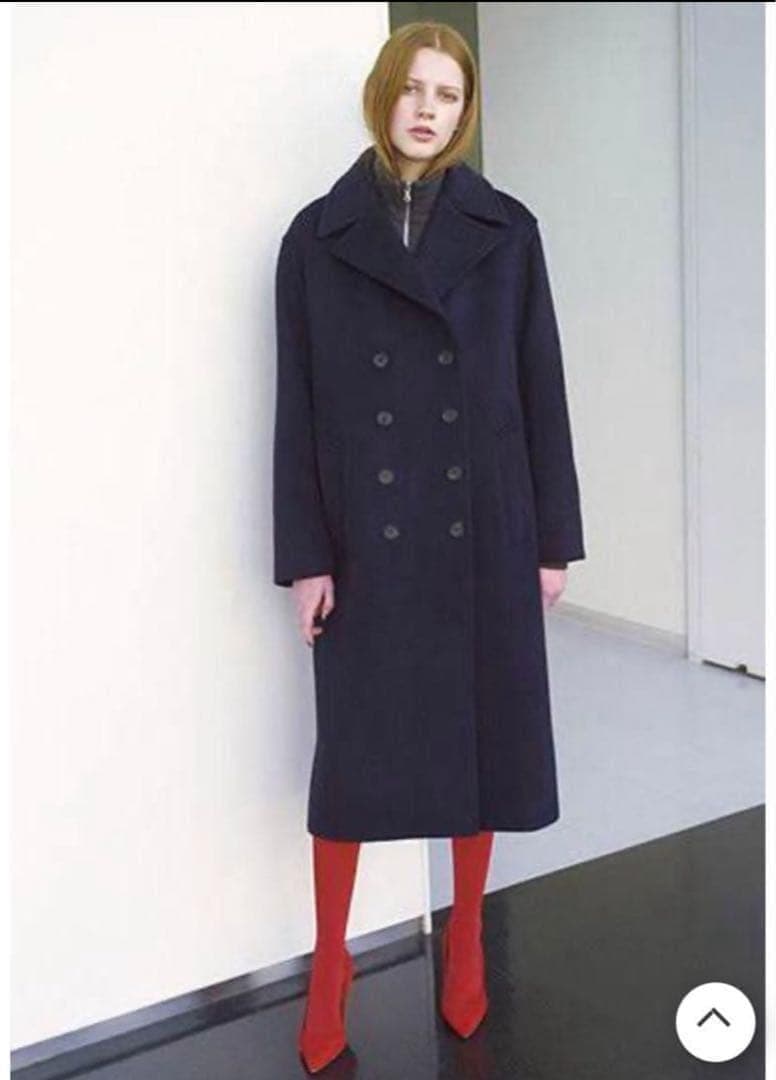 auralee BEAVER MELTON LONG P-COAT サイズ0