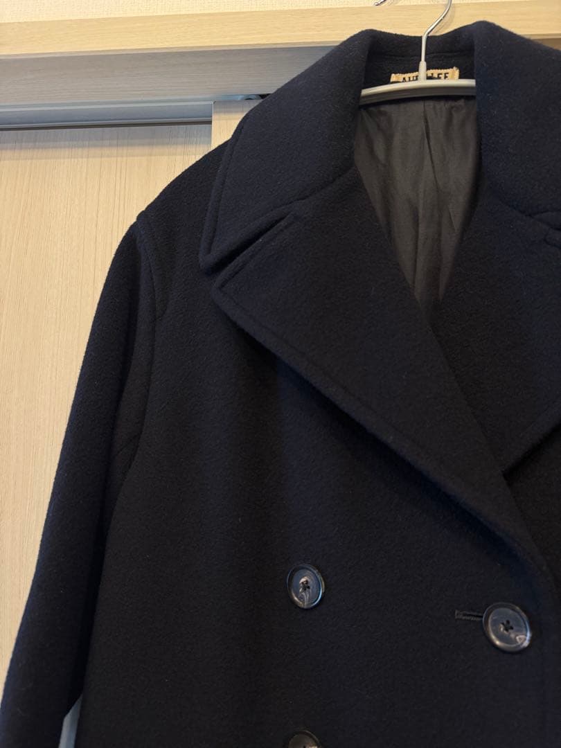auralee BEAVER MELTON LONG P-COAT サイズ0