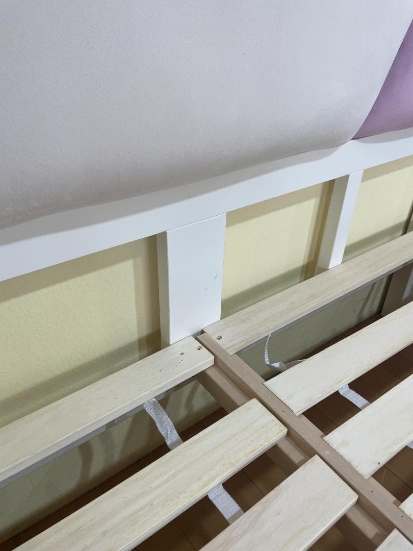 ベッドフレーム ダブルベッド ホワイト ロココ プリンセス