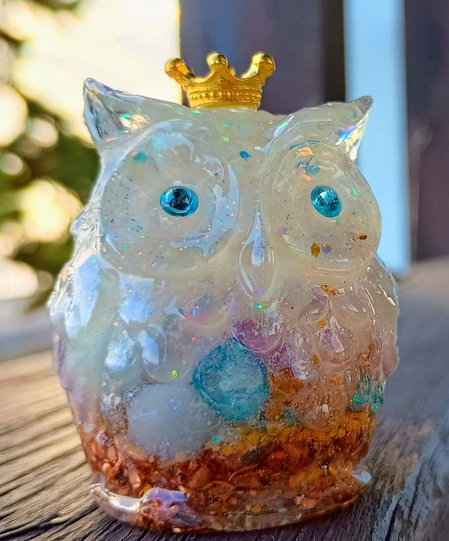 MARINE✧WHITEY✧フクロウさんのオルゴナイト♥Milkyさま❤専用です