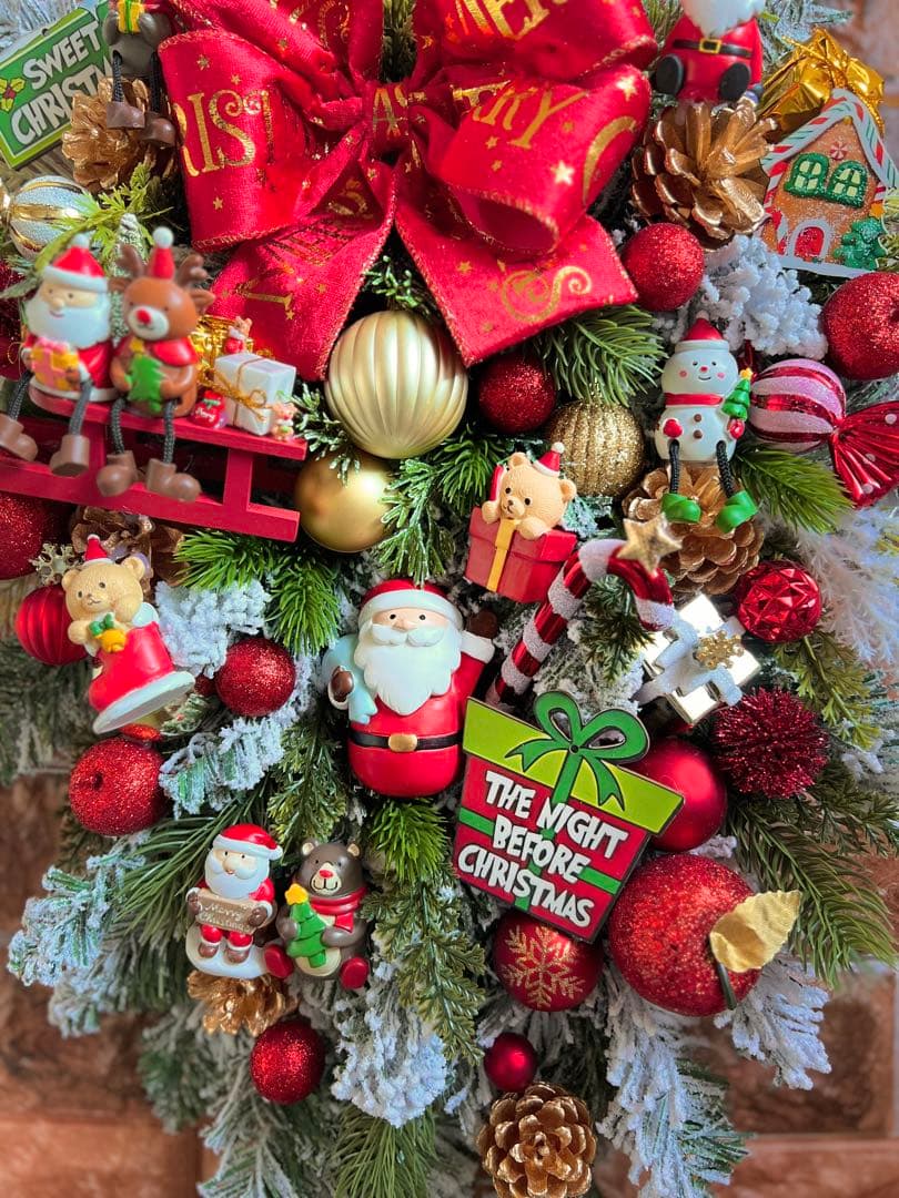 専用 特大 クリスマスリース ハンドメイド 3点 おまとめ