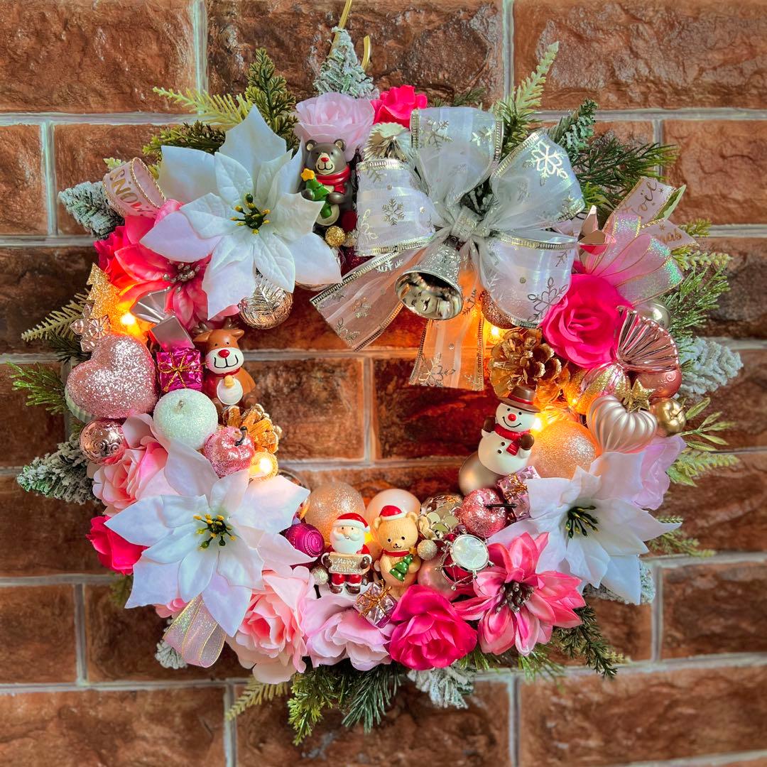 専用 特大 クリスマスリース ハンドメイド 3点 おまとめ