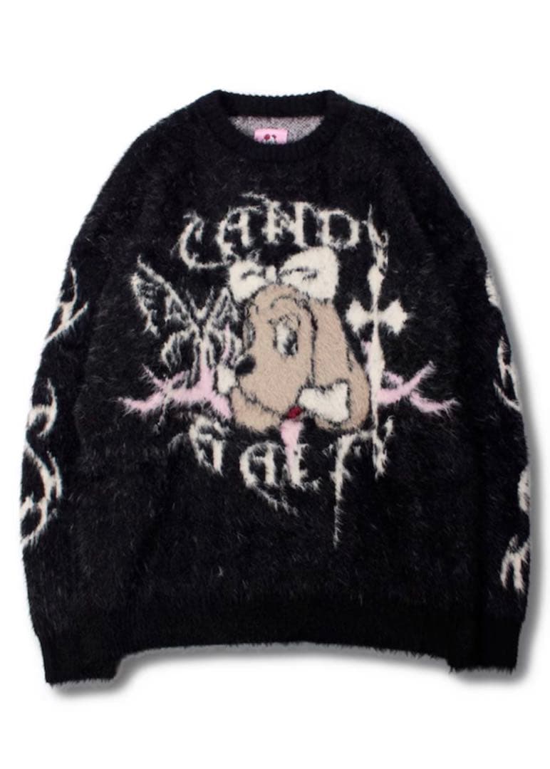 【GALFY/ガルフィー】キャンディガルフィー ふわふわダークキャンディーニット