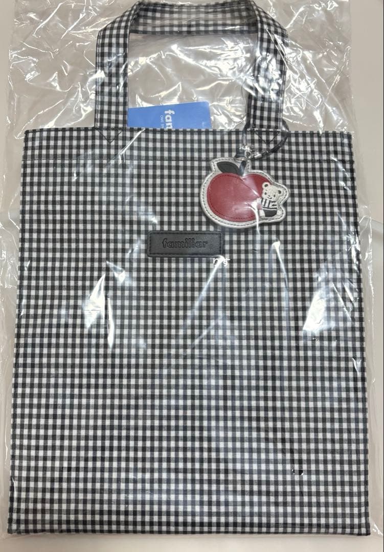 ファミリア　チェック　トート　トートバッグ