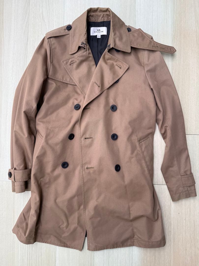 ＣＯＡＣＨ　ブラウン ダブルブレスト トレンチコート