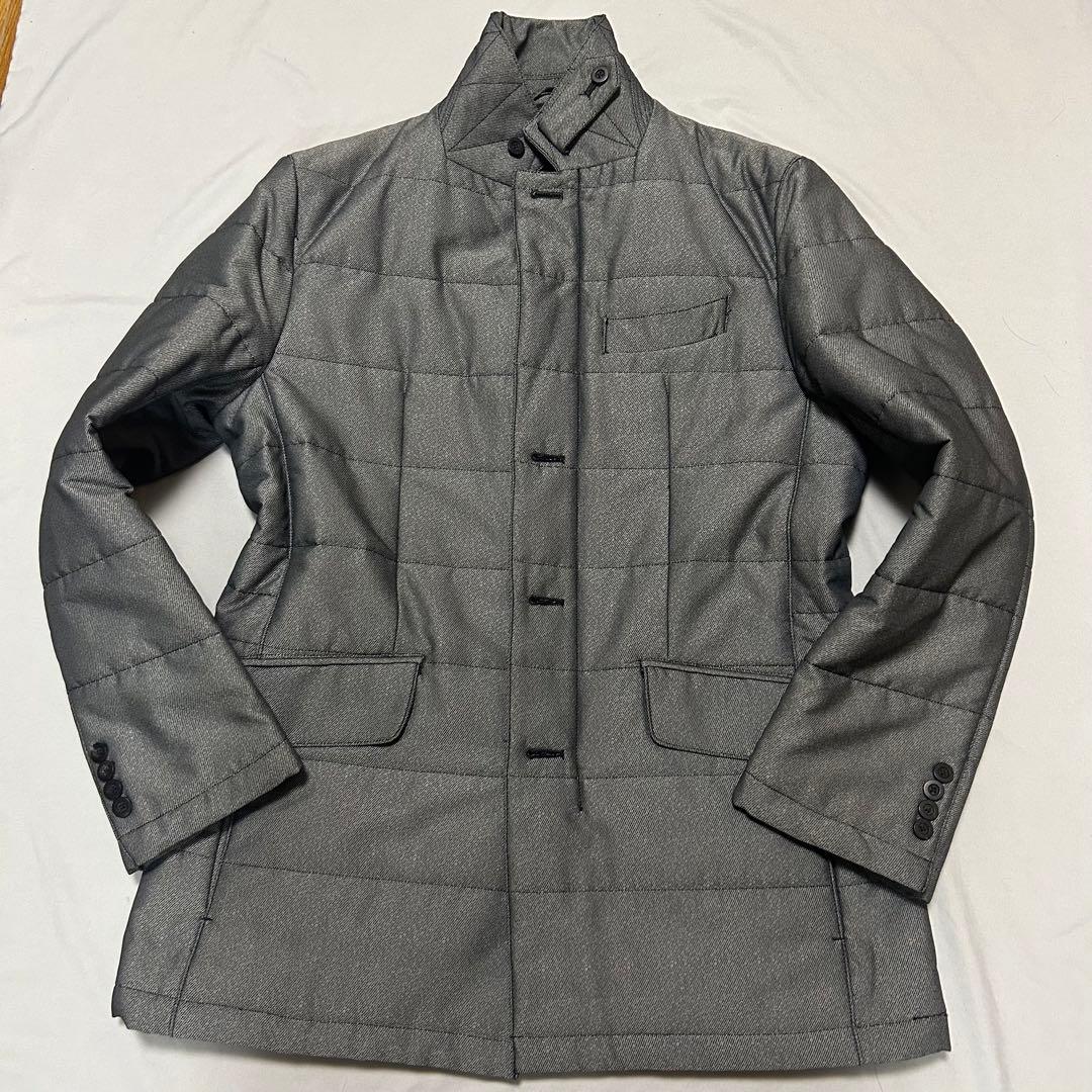 極美品　現行　ダーバン　ステンカラーコート　ブルゾン　 グレー　キルティング