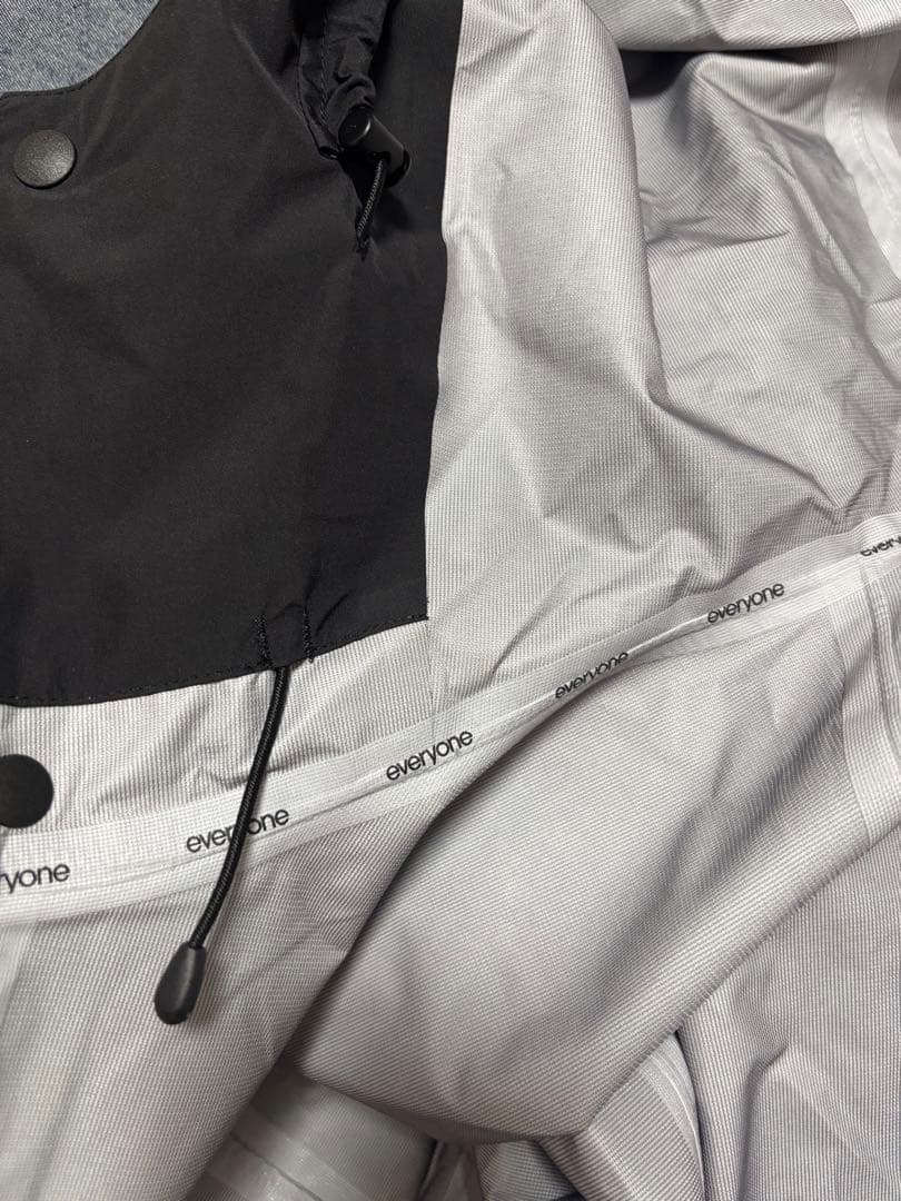 everyone 3layer shell jacket BLACK Lサイズ