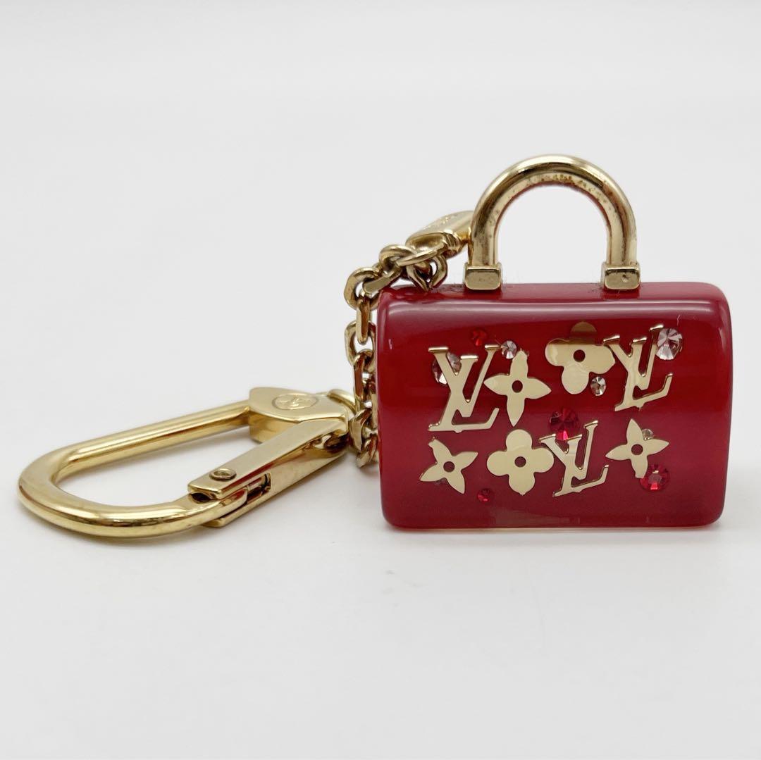ルイヴィトン ポルトクレ スピーディー アンクルージョン　キーホルダー ピンク