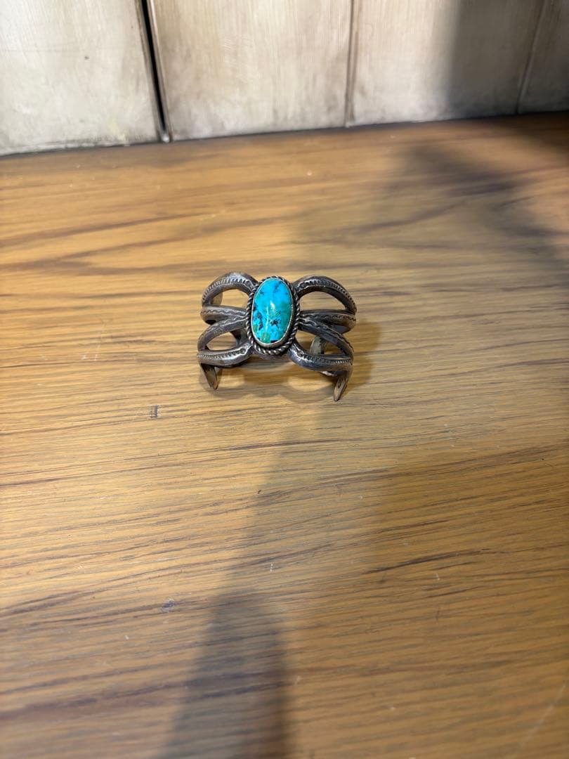 E.S.MITCHELL スターリングシルバーターコイズバングル