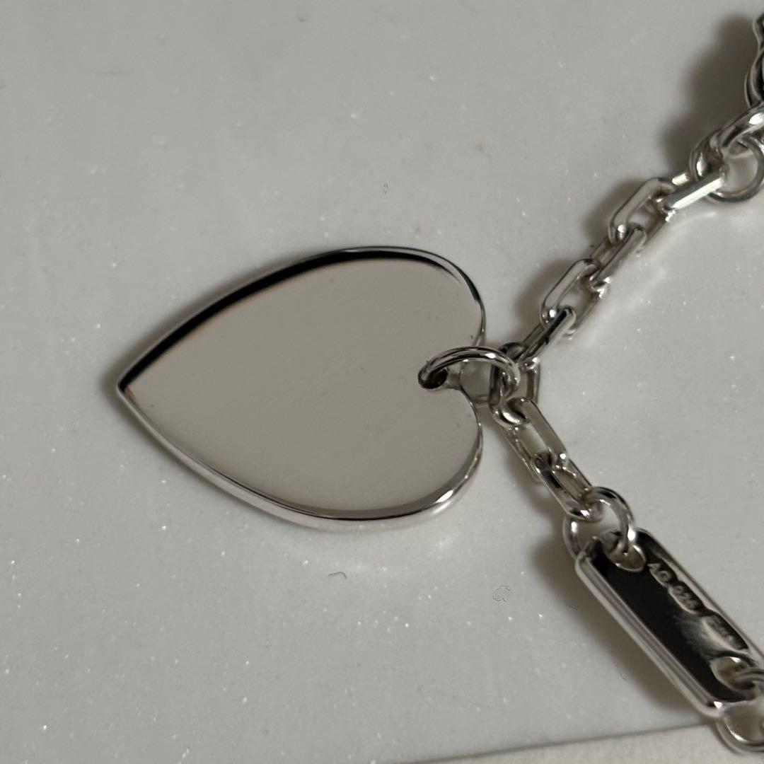GUCCI 新品同様品　G刻印ハートバタフライブレスレット　極美品　刻印16