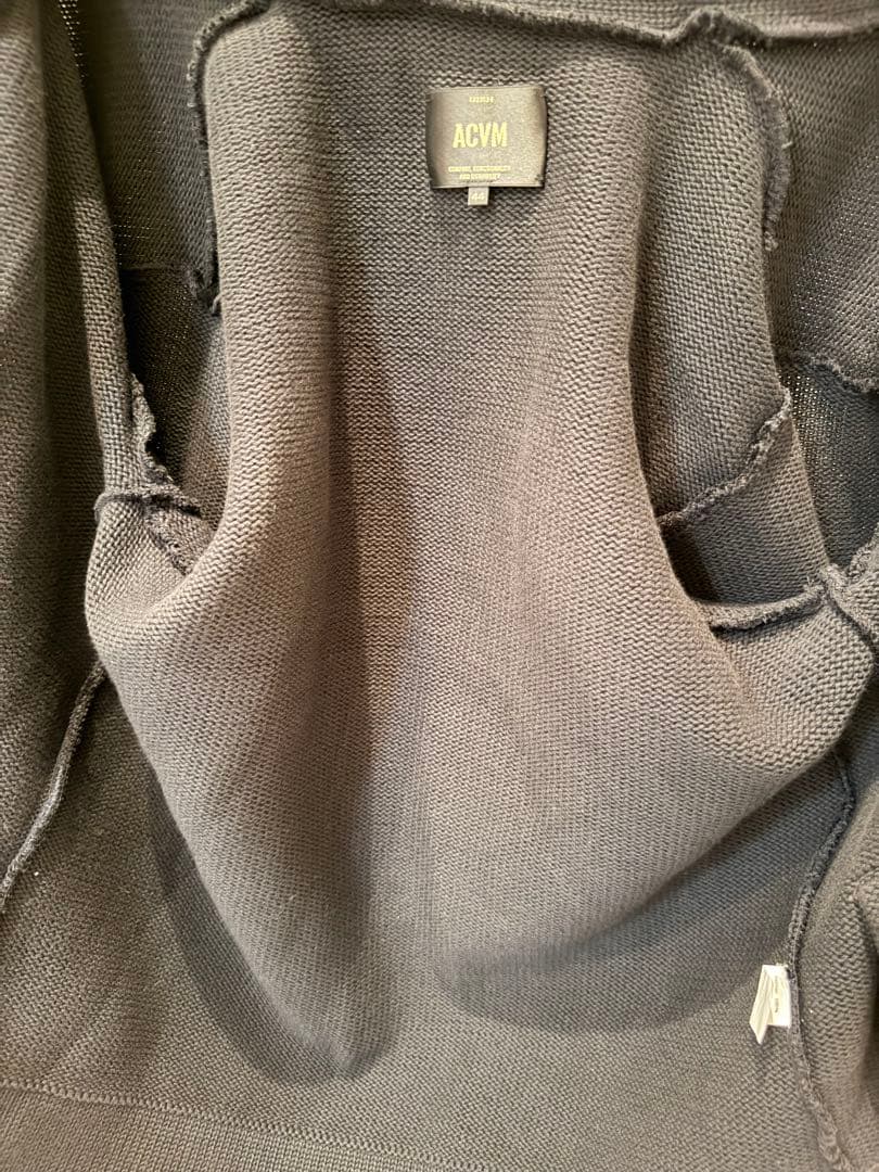 ACV-KN-H03 ショールカラー DOUBLE BREASTED KNIT