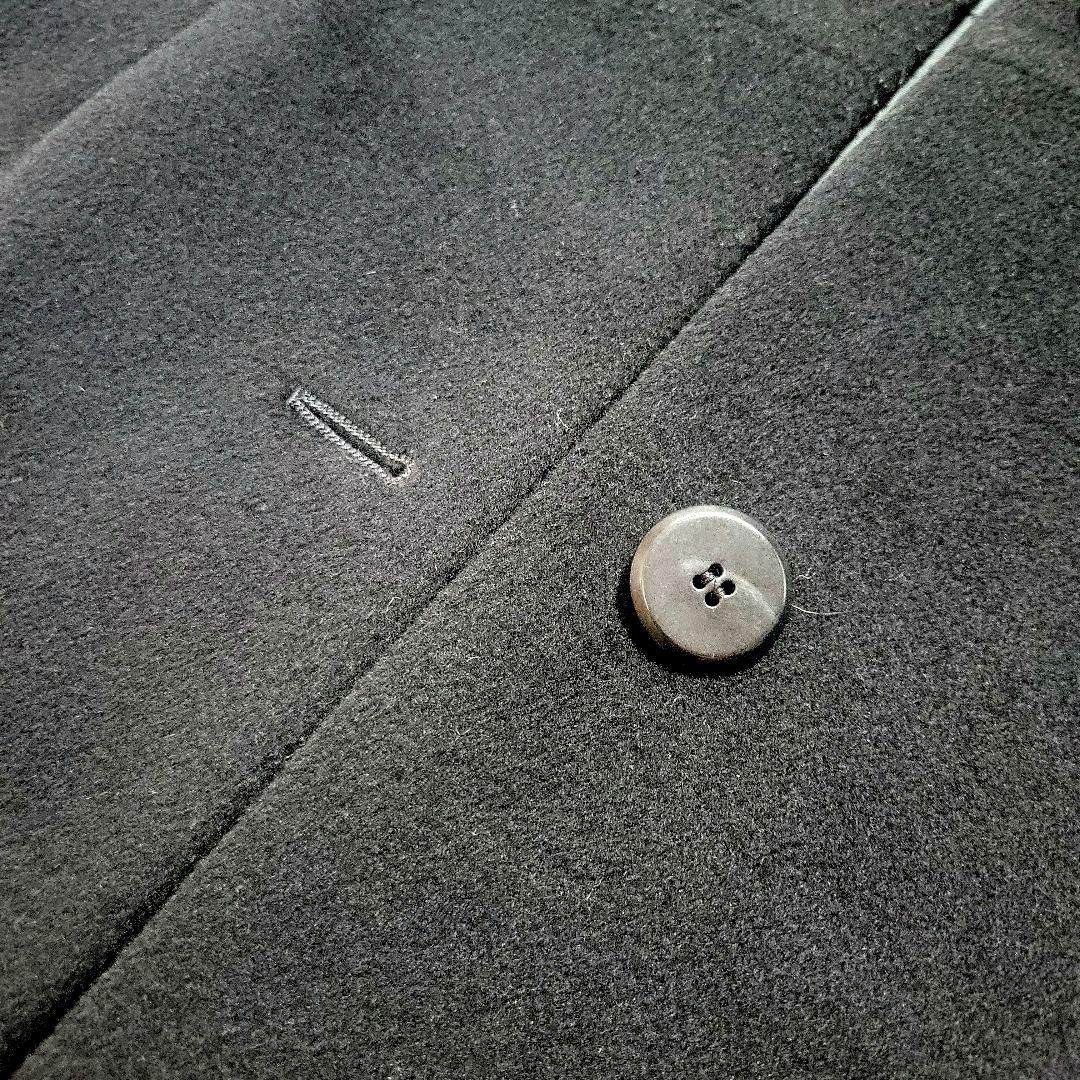美品【Max Mara】マックスマーラ　白タグ　ロングコート　ブラック　カシミヤ