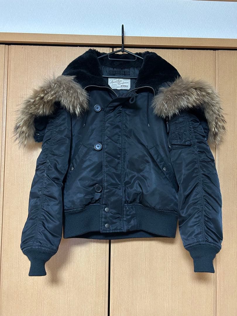 AVIREX ブラック N2Bジャケット Lサイズ