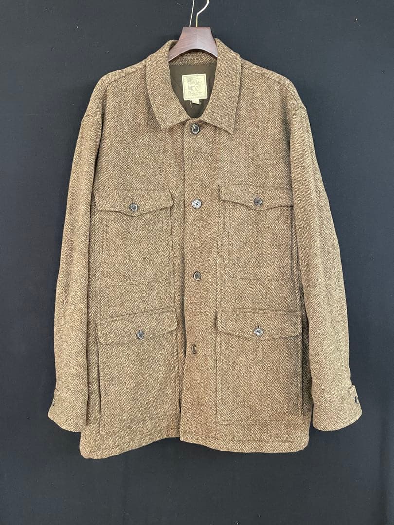 90's【ブルックスブラザーズ】ヘリンボーンツイード　フィールドジャケット
