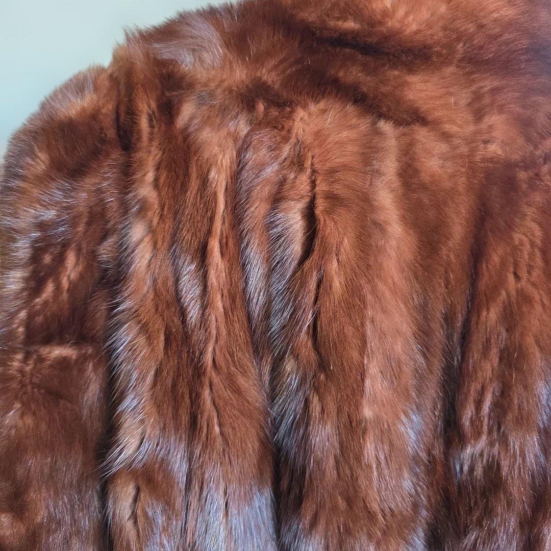 最高級 美品 SOBOL ソボル ロシアンセーブル 毛皮 ロング コート