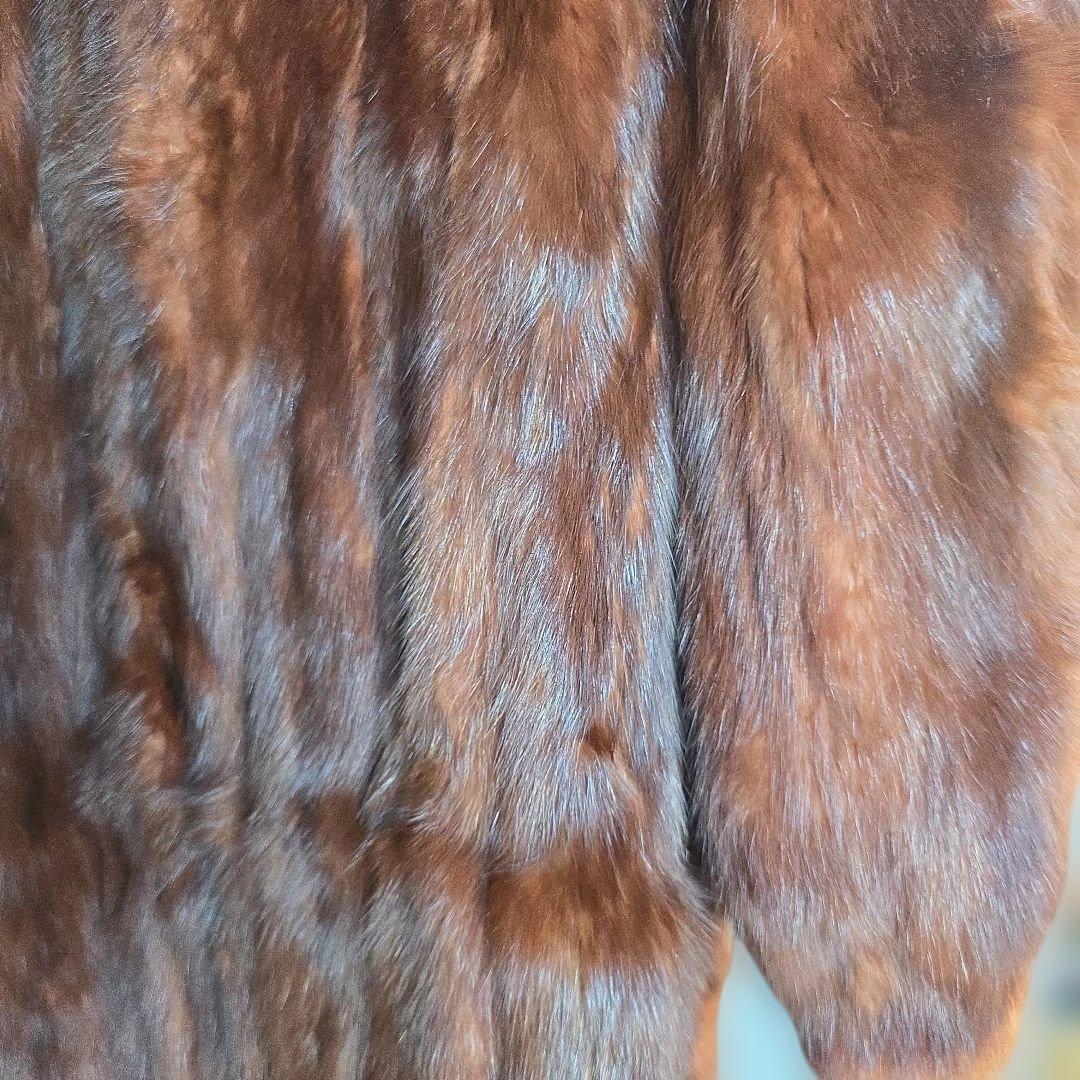 最高級 美品 SOBOL ソボル ロシアンセーブル 毛皮 ロング コート