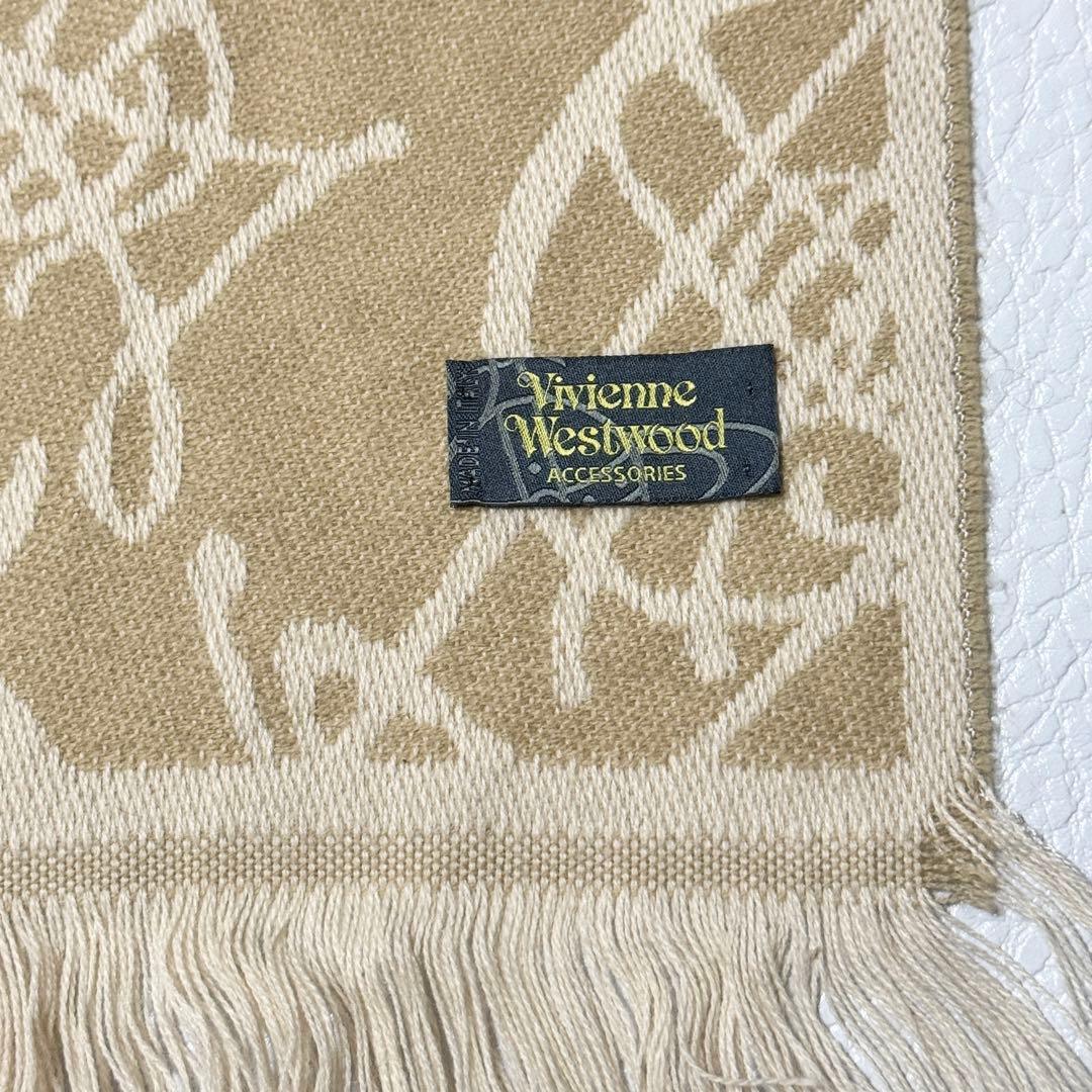 ヴィヴィアンウエストウッド　マフラー　オーブ　リバーシブル　イタリア製