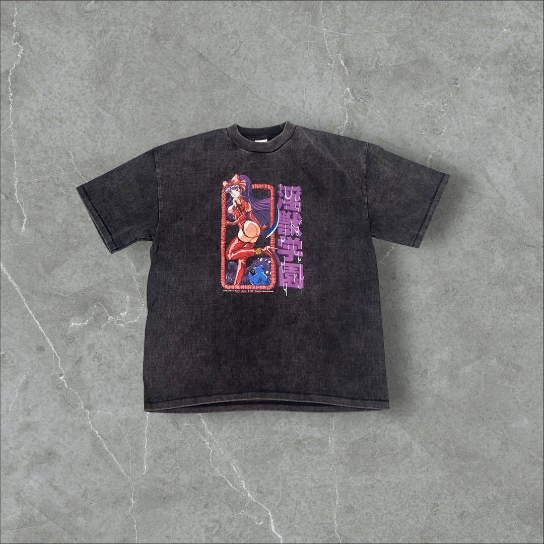 希少デザイン淫獣学園両面プリントTシャツセクシー漫画アニメアートグラフィック