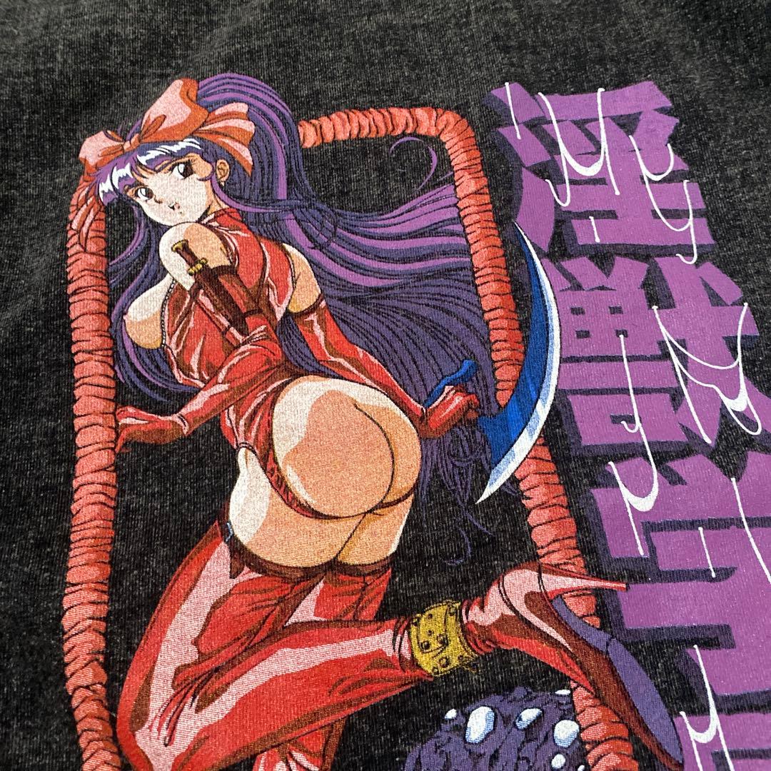 希少デザイン淫獣学園両面プリントTシャツセクシー漫画アニメアートグラフィック