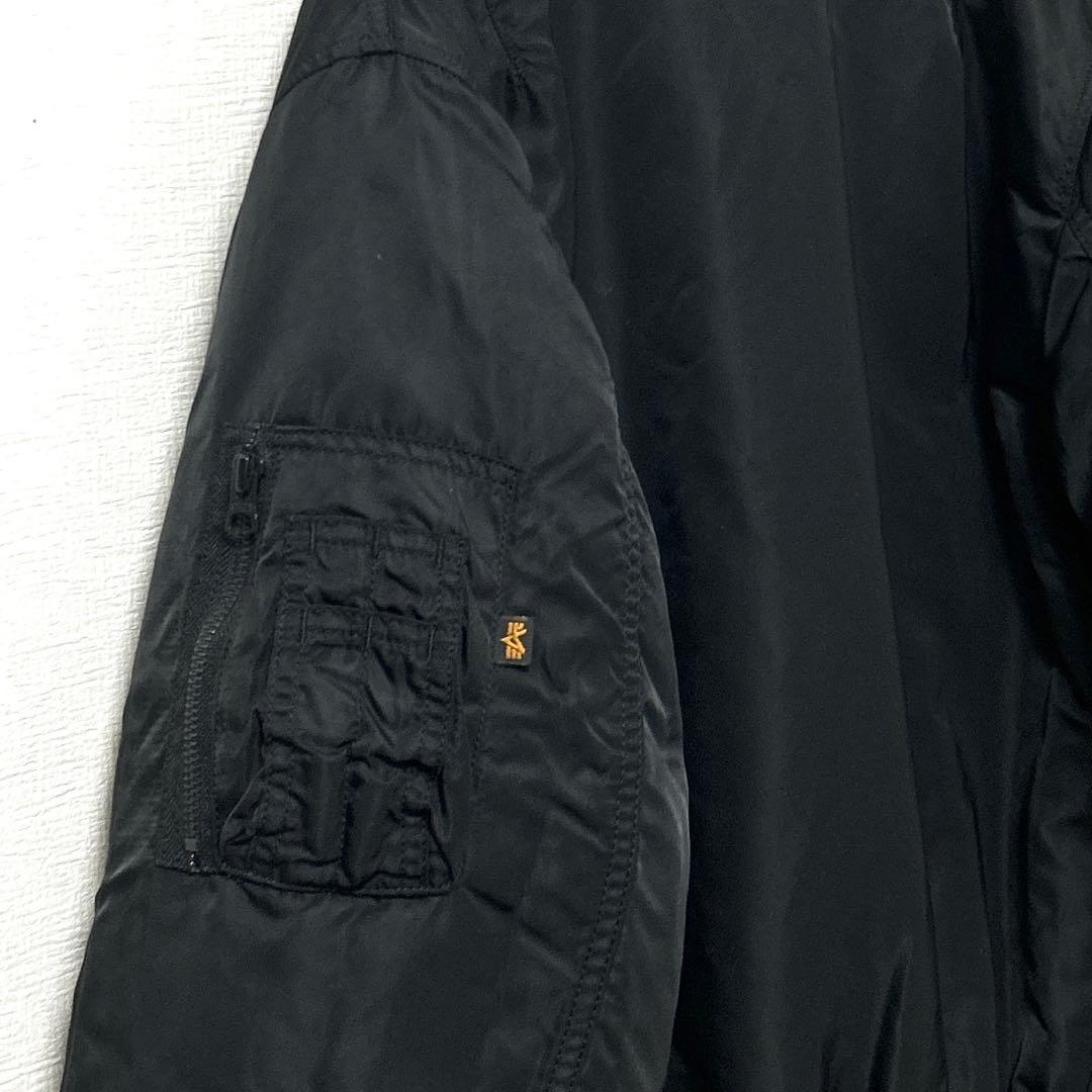 ALPHA　ニコアンド別注MA-1ボンバージャケット　中綿フライトブルゾン