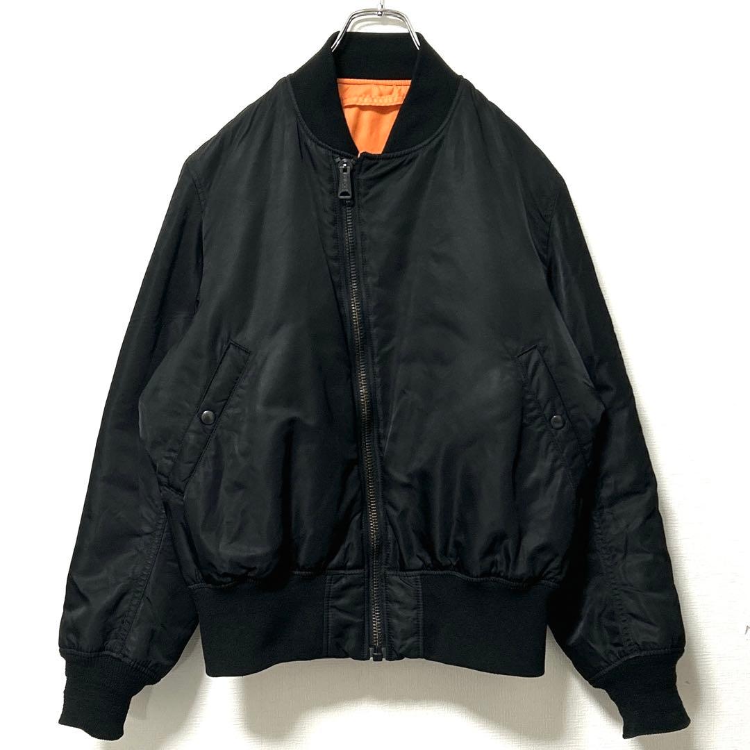 ALPHA　ニコアンド別注MA-1ボンバージャケット　中綿フライトブルゾン